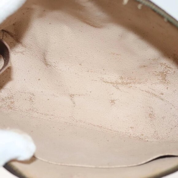 LOUIS VUITTON Monogram Trousse Demi Ronde Cosmetic Pouch M47520 LV Auth 139929 - Picture 10 of 16